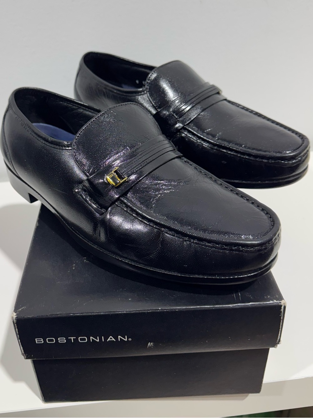 Bostonian Men's Black Bit Loafers